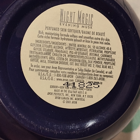 NEW! Vintage Avon Night Magic Evening Musk Perfumed Skin Softener 5oz ea - Picture 8 of 8